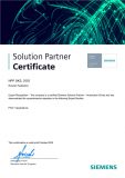 Сертификат партнера Siemens. PCS 7 Applications